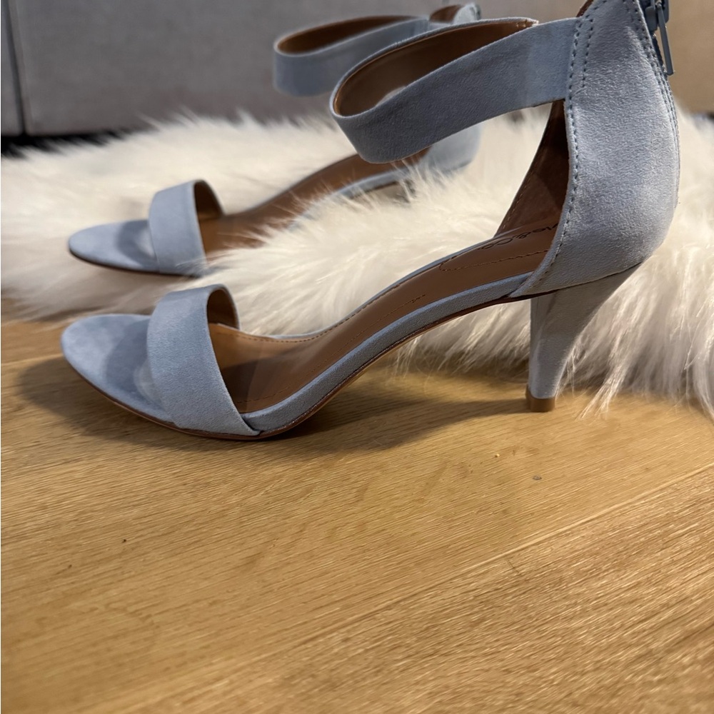 Style & Co Blue Heels with Sleek Ankle Strap